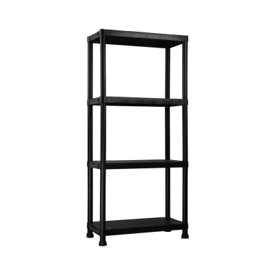 Estantería de Resina con 4 Baldas 100kg 61x31x131cm Thinia Home Estanterías de Exterior 1