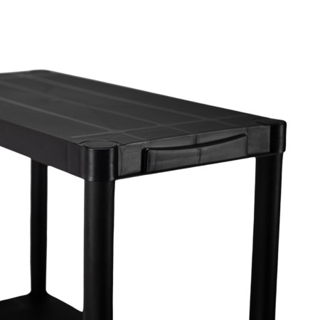 Estantería de Resina con 4 Baldas 100kg 61x31x131cm Thinia Home Estanterías de Exterior 4