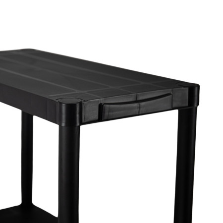 Pack 2 Estanterías de Resina con 4 Baldas 100kg 61x31x131cm Thinia Home Estanterías de Exterior 4