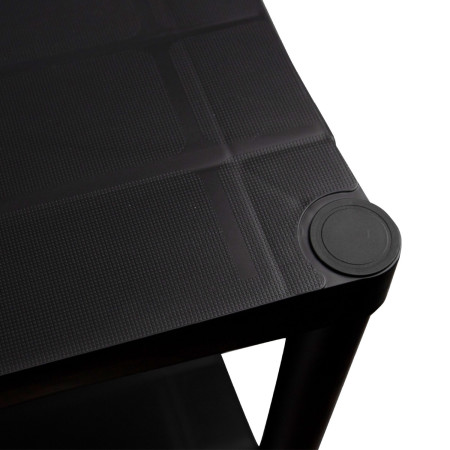 Pack 2 Estanterías de Resina con 4 Baldas 100kg 61x31x131cm Thinia Home Estanterías de Exterior 5