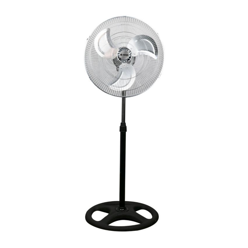 Ventilador de Pie 18" 45cm 75W 3 Velocidades Industrial Negro Raydan Home Ventiladores de Pie 1