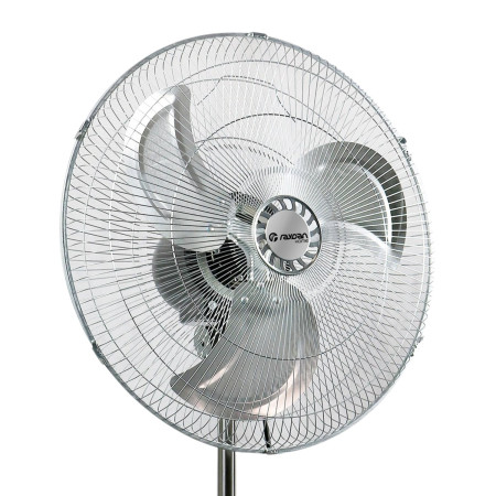 Ventilador de Pie 18" 45cm 75W 3 Velocidades Industrial Negro Raydan Home Ventiladores de Pie 3