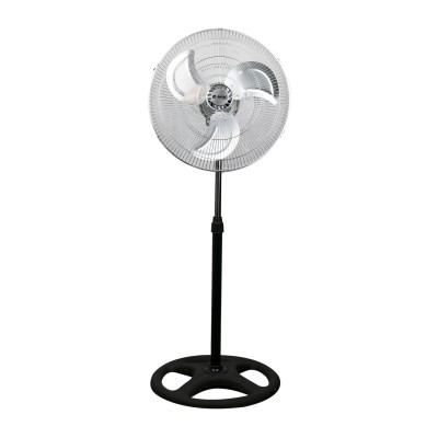 Ventilatore da pavimento 18" 45 cm 75 W 3 velocità, modello industriale, nero Thinia Home