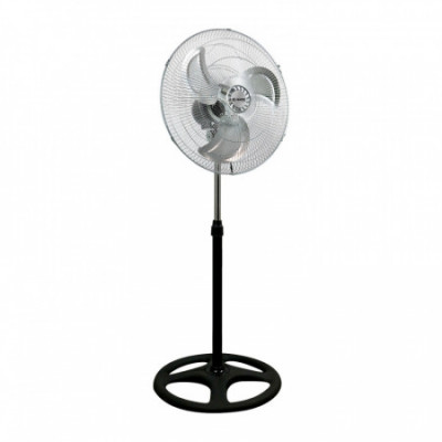 Ventilador de Pie 18" 45cm 75W 3 Velocidades Industrial Negro Thinia Home Ventiladores de Pie 2