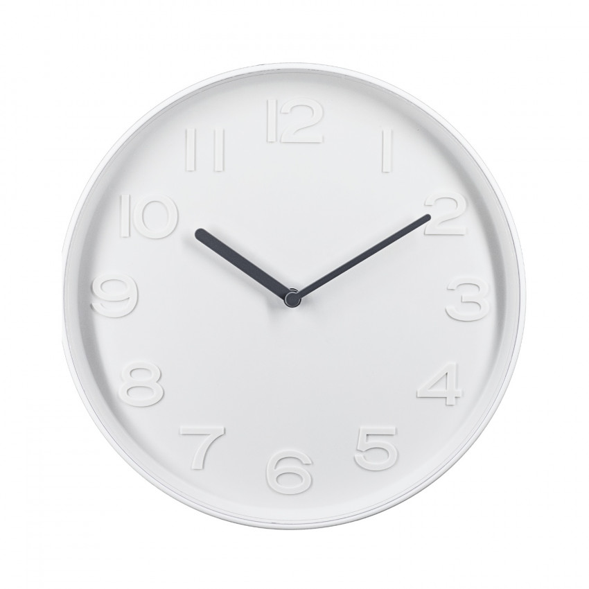 Reloj de Pared Alba Blanco Ø25cm Thinia Home Relojes de Pared 1