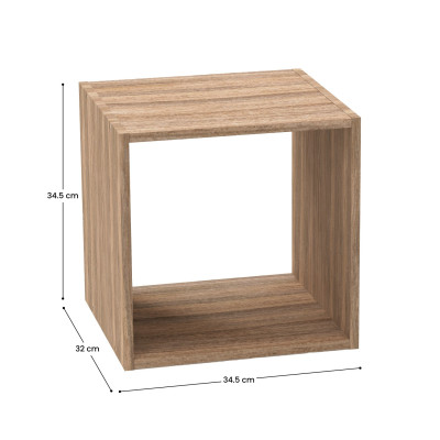 Estantería de 1 Nivel SpaceQub 34.5x32x34.5cm 7house Estanterías 7