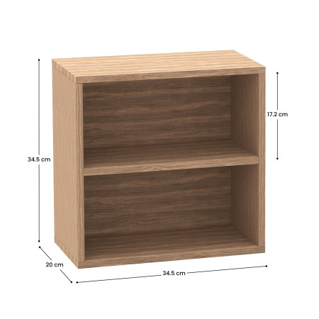 Estante com 2 compartimentos SpaceQub 34.5x20x34.5cm 7house