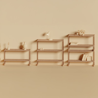 Estantería de 2 Niveles SpaceQub 69x33.5x51cm 7house Estanterías 4