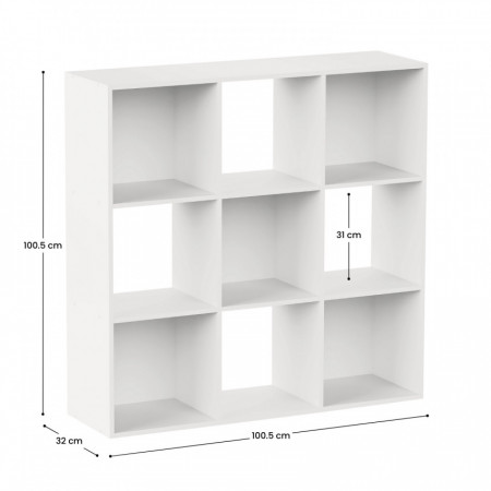 Estantería de 9 Compartimentos SpaceQub 100.5x32x100.5cm 7house Estanterías 3