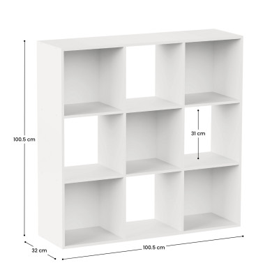 Estantería de 9 Compartimentos SpaceQub 100.5x32x100.5cm 7house Estanterías 3