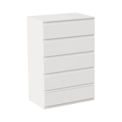 Cómoda de 5 Cajones SpaceQub 78x48x118.4cm 7house Cómodas 1
