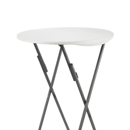 Set di 2 tavoli pieghevoli rotondi con fodere per catering, 61x105 cm 7house