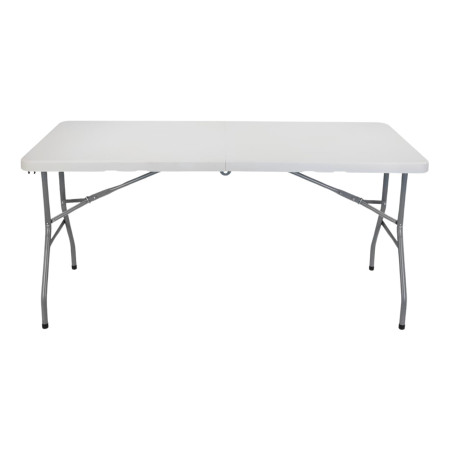 Mesa Plegable Rectangular para Catering Blanco 150x74cm Thinia Home Mesas de Jardín 2