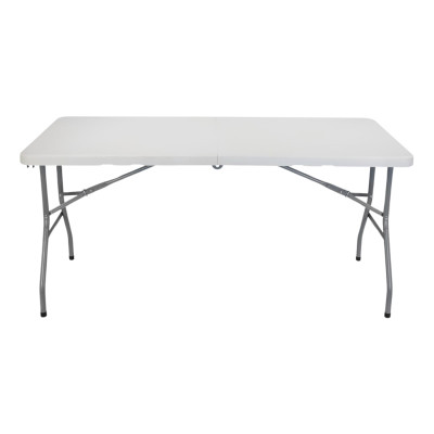 Mesa Plegable Rectangular para Catering Blanco 150x74cm Thinia Home Mesas de Jardín 2