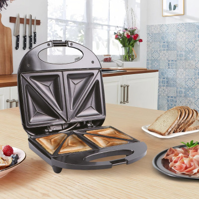 Elektrisches Sandwichgerät, 750 W, mit Antihaftbeschichtung „Grillio“ 7house
