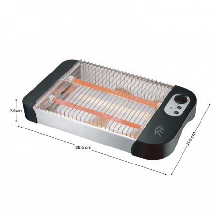 Tostadora Horizontal 600W 6 Niveles de Temperatura FlatToast 7house Electrodomésticos 5