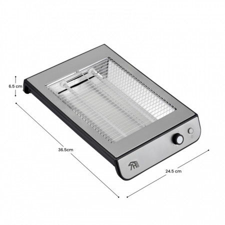 Tostadora Horizontal 600W 6 Niveles de Temperatura QuickToast 7house Electrodomésticos 4