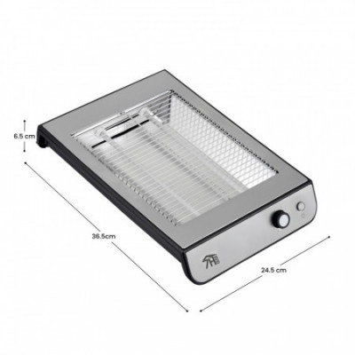 Tostadora Horizontal 600W 6 Niveles de Temperatura QuickToast 7house Electrodomésticos 4