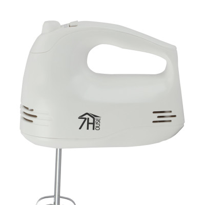 Batedeira com varas e função de amassar, 150 W, 5 velocidades, batedeira para chantilly 7house