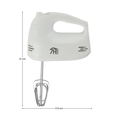 Frullatore a fruste con impastatrice da 150 W, 5 velocità, funzione “Whip” 7house