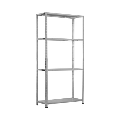 Modulares Metallregal „SteelSmart“ mit 4 Einlegeböden, 160 kg Tragkraft, 145 x 30 x 70 cm 7house