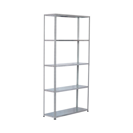 Modulares Metallregal „SteelSmart“ mit 5 Einlegeböden, 200 kg Tragkraft, 180 x 30 x 90 cm 7house