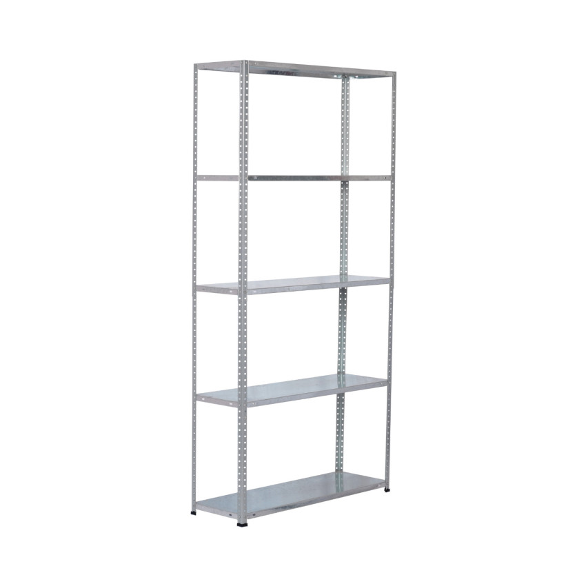Modulares Metallregal „SteelSmart“ mit 5 Einlegeböden, 200 kg Tragkraft, 180 x 30 x 90 cm 7house