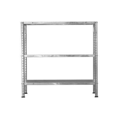 Set mit 2 modularen SteelSmart-Metallregalen mit 3 Einlegeböden, 120 kg Tragkraft, 70 x 30 x 70 cm 7house