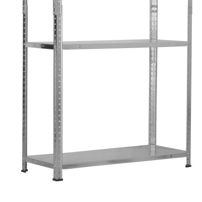 Confezione da 2 scaffali modulari in metallo SteelSmart con 4 ripiani da 160 kg, 145 x 30 x 70 cm 7house