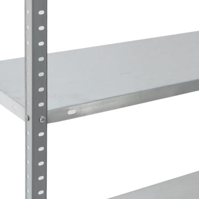 Pack 2 Estanterías Modulares Metálicas SteelSmart con 5 Baldas 200kg 180x30x90cm 7house Estanterías 3