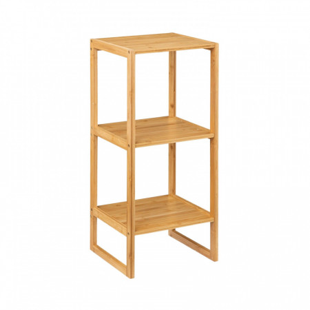 Estantería Modular en Bambú con 3 Niveles Canoply 84x35x35.5cm Thinia Home Estanterías 1
