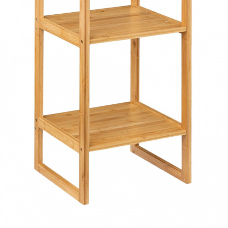 Estantería Modular en Bambú con 3 Niveles Canoply 84x35x35.5cm Thinia Home Estanterías 3