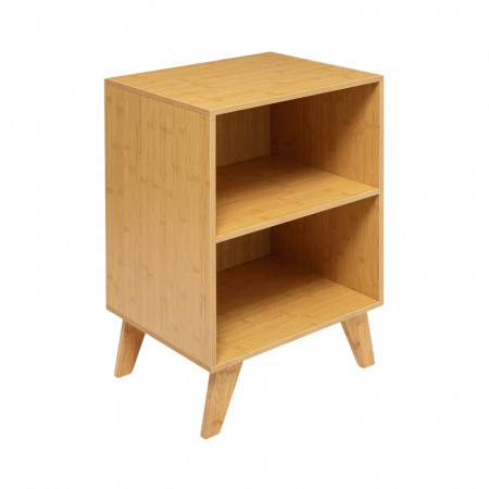 Mueble Modular en Bambú con 2 Niveles Canoply 70x45x35cm Thinia Home Cómodas y Cajoneras 1