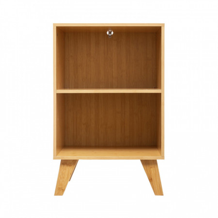 Mueble Modular en Bambú con 2 Niveles Canoply 70x45x35cm Thinia Home Cómodas y Cajoneras 2