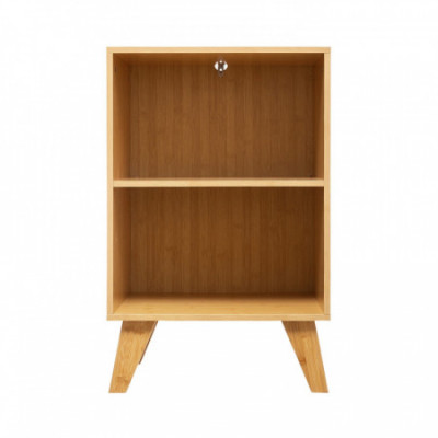 Mueble Modular en Bambú con 2 Niveles Canoply 70x45x35cm Thinia Home Cómodas y Cajoneras 2