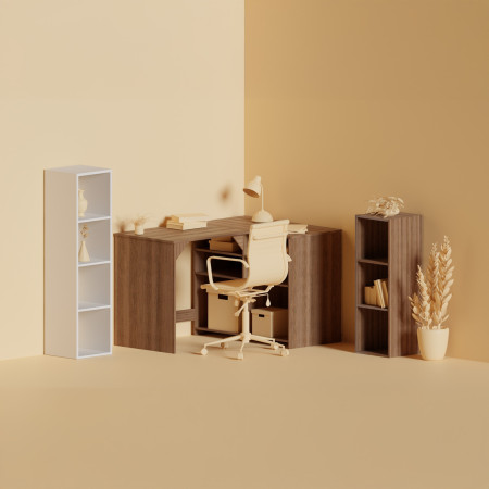 Escritorio Esquinero Reversible SpaceQub 110x67.5x75cm 7house Escritorios 8