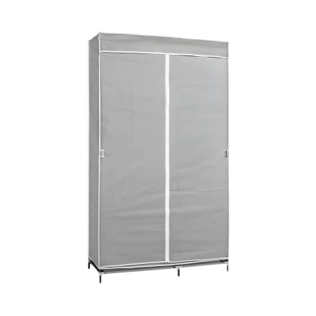 Armario Ropero de Tela Classic Gris 90x43x168cm 7house Armarios 1