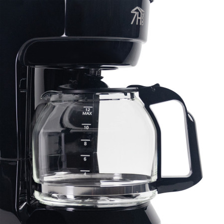 Zeneo Filterkaffeemaschine, 12 Tassen, 1,8 l, 900 W 7house