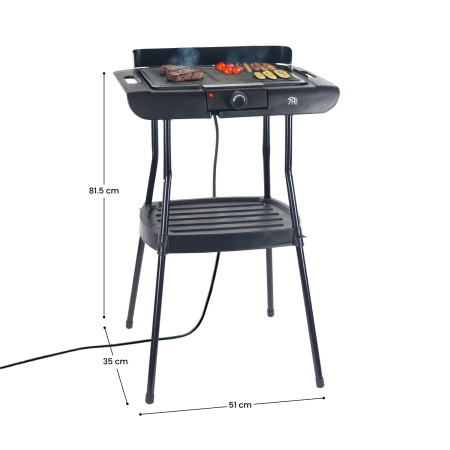 Barbacoa Eléctrica Sin Humos 2000W EasyGrill 7house Barbacoas 6