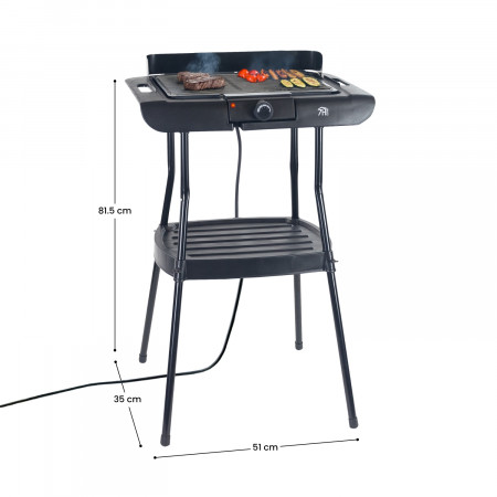Barbacoa Eléctrica Sin Humos 2000W EasyGrill 7house Barbacoas 6