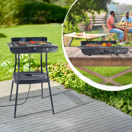 Barbacoa Eléctrica Sin Humos 2000W EasyGrill 7house Barbacoas 7