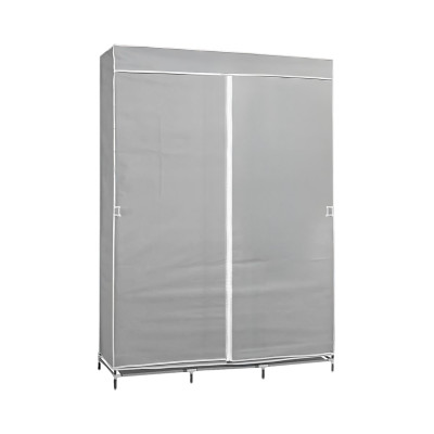 Armario Ropero de Tela Flex Gris 118x45x168cm Thinia Home Armarios 2