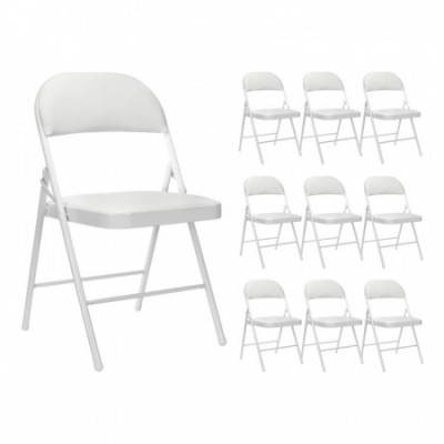 Pack 10 Sillas Plegables Acolchadas Thinia Home Sillas Plegables 1