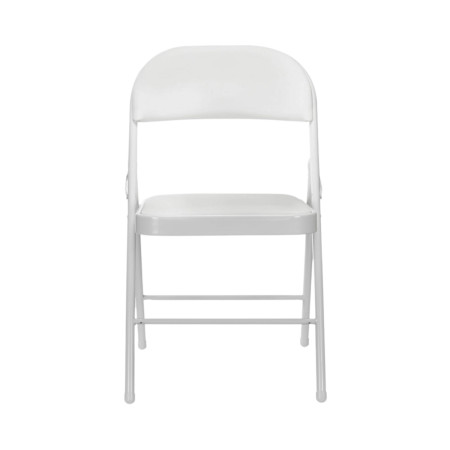Silla Plegable Acolchada Blanca 7house Sillas Plegables 2