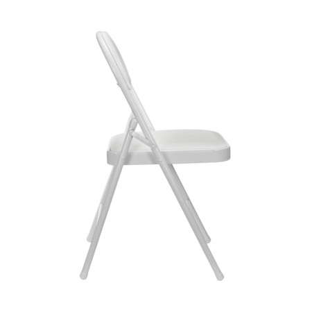 Silla Plegable Acolchada Blanca 7house Sillas Plegables 3