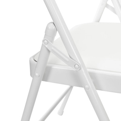 Silla Plegable Acolchada Blanca 7house Sillas Plegables 5