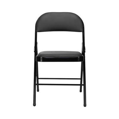 Silla Plegable Acolchada Negra 7house Silla Plegable Comedor 2