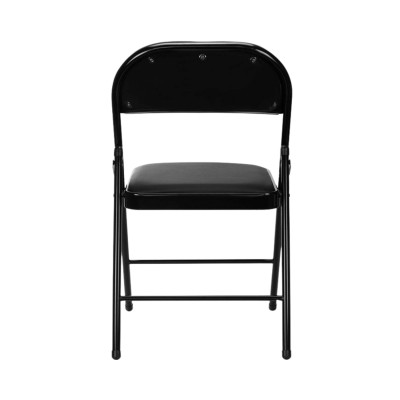 Silla Plegable Acolchada Negra 7house Silla Plegable Comedor 4