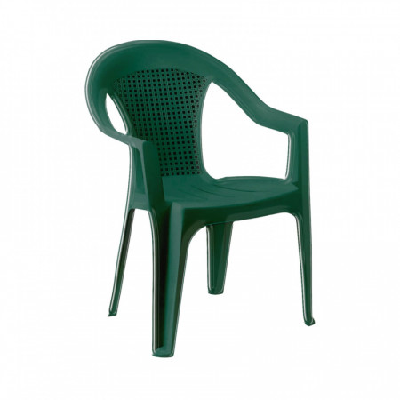 Pack 12 Sillas con Reposabrazos Stack 56x75x79cm 7house Sillas y Sillones de Exterior 7