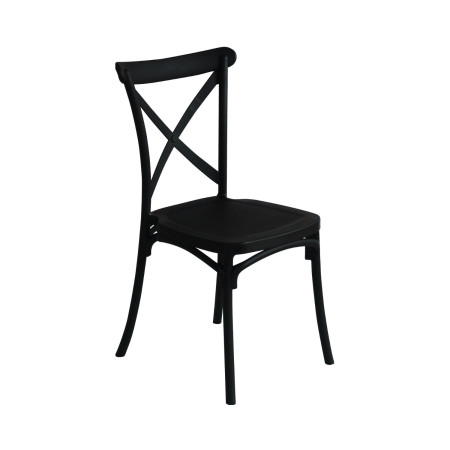 Pack 12 Sillas para Catering Apilables Caroline 45x40x87.5cm 7house Sillas de Jardín 9